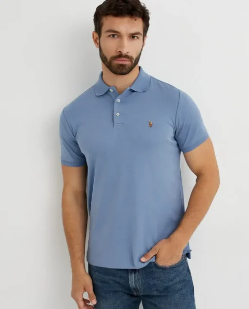 Niebieska koszulka Classic Fit