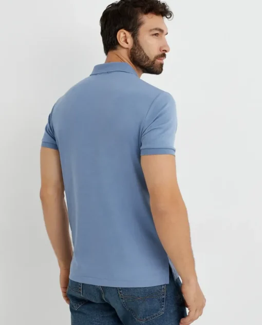 Niebieska koszulka Classic Fit