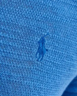 Niebieska koszulka polo