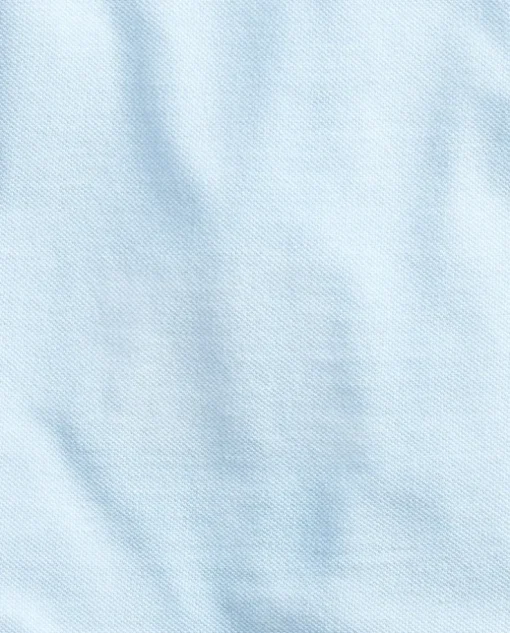Niebieska koszulka polo Slim Fit Mesh