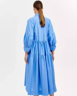 Niebieska sukienka oversize Hestia