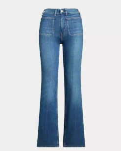 Niebieskie jeansy Boot Jean