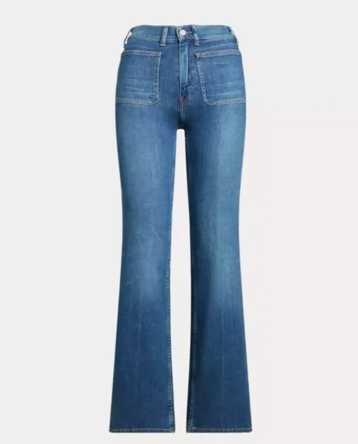 Niebieskie jeansy Boot Jean
