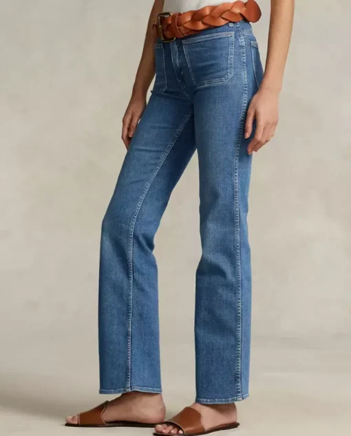 Niebieskie jeansy Boot Jean