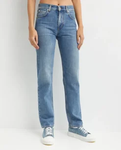 Niebieskie jeansy Cleo Relaxed Fit