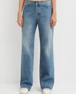 Niebieskie jeansy Korea WB Relaxed Fit
