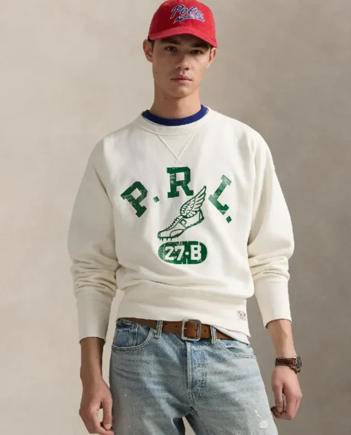 Polarowa bluza z logo Vintage Fit