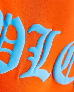 Pomarańczowy t-shirt SS z logo