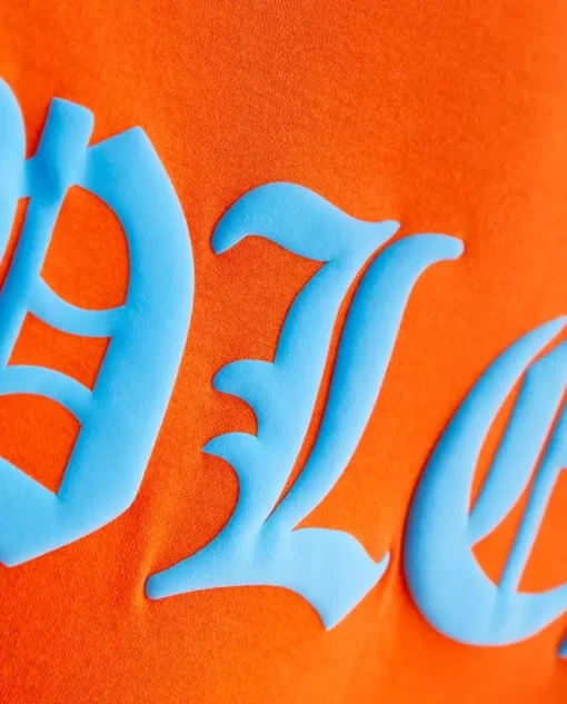 Pomarańczowy t-shirt SS z logo