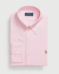 Różowa bawełniana koszula Slim Fit