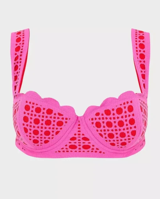 Różowa góra od bikini North