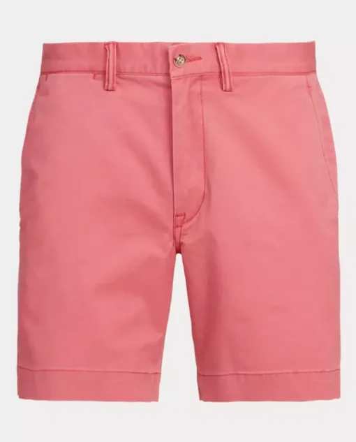 Różowe spodenki Straight Fit Chino