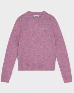 Różowy melanżowy sweter