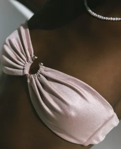 Różowy top od bikini Iris