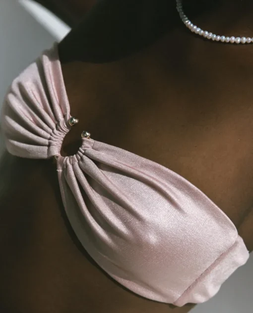 Różowy top od bikini Iris
