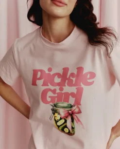Różowy t-shirt Pickle