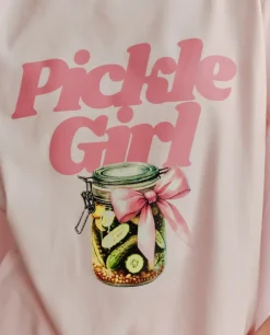 Różowy t-shirt Pickle