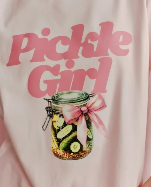 Różowy t-shirt Pickle