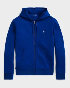 Rozpinana bluza z kapturem i logo