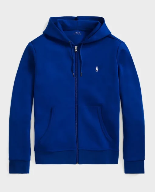 Rozpinana bluza z kapturem i logo
