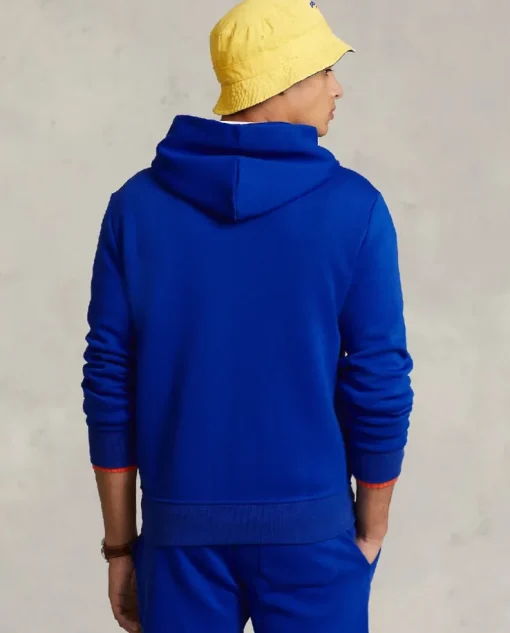 Rozpinana bluza z kapturem i logo