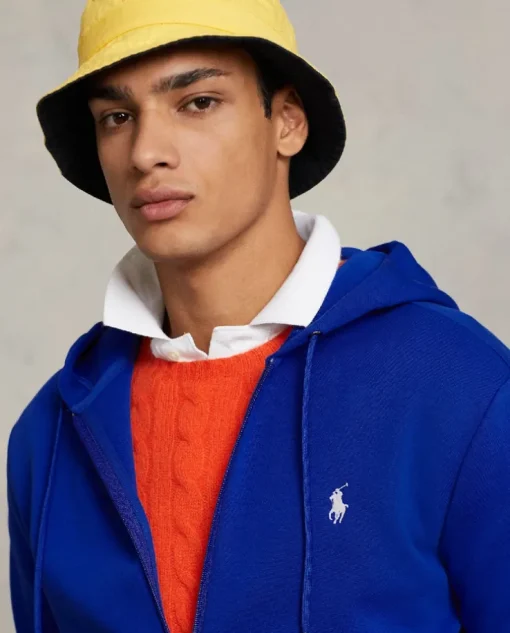 Rozpinana bluza z kapturem i logo
