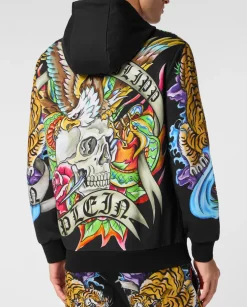 Rozpinana bluza z kapturem