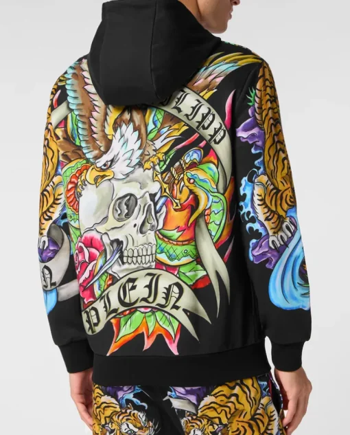Rozpinana bluza z kapturem