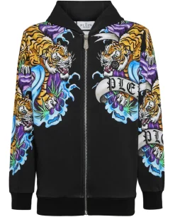 Rozpinana bluza z kapturem