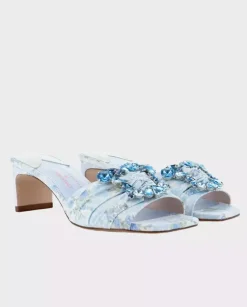 Satynowe mule SOPHIA WEBSTER X LOVE SHACK FANCY