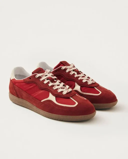 Skórzane sneakersy Tb.490 Rife Sheen Red
