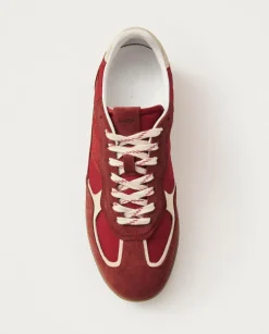 Skórzane sneakersy Tb.490 Rife Sheen Red