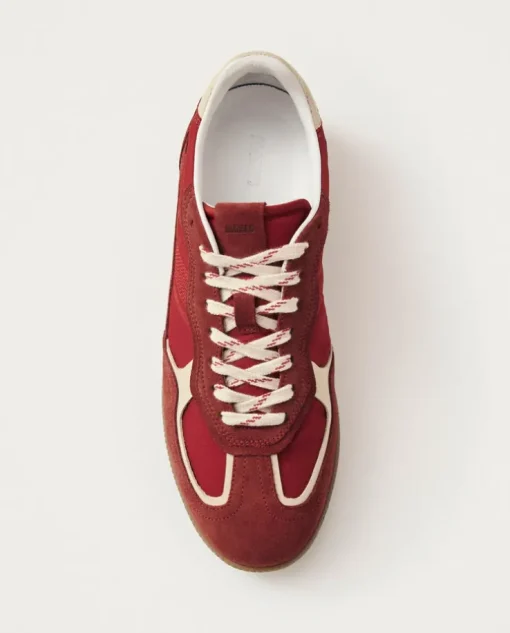 Skórzane sneakersy Tb.490 Rife Sheen Red
