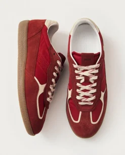 Skórzane sneakersy Tb.490 Rife Sheen Red