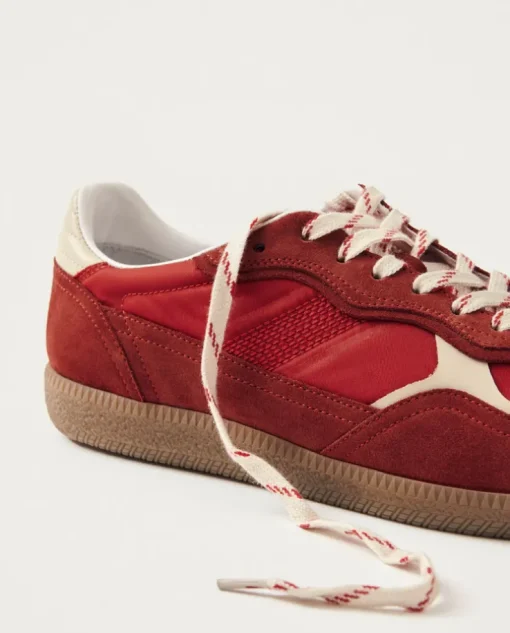 Skórzane sneakersy Tb.490 Rife Sheen Red