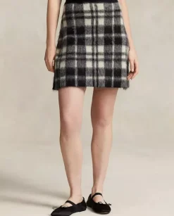 Spódnica mini w kratę