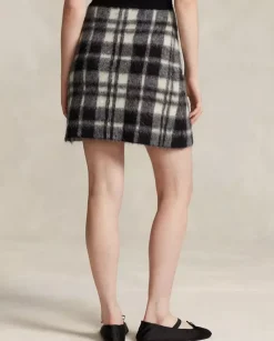 Spódnica mini w kratę