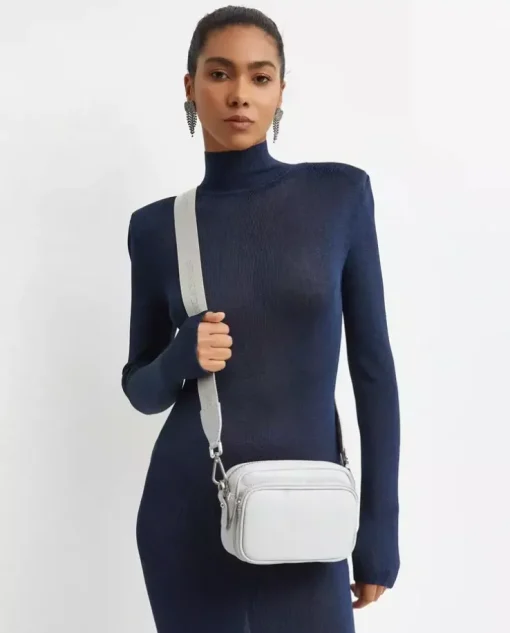 Srebrna torebka crossbody Milano Ama