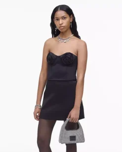 Srebrna torebka The Sack mini