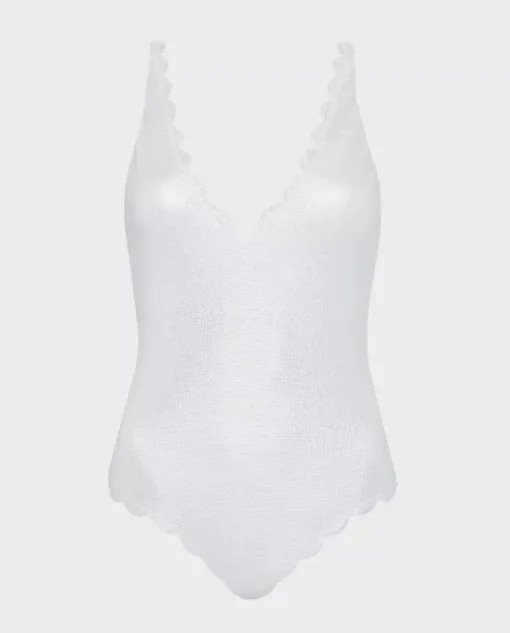 Srebrny strój jednoczęściowy North Maillot