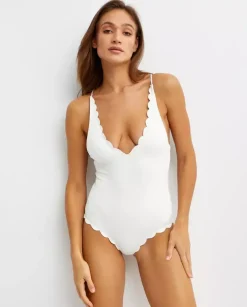 Srebrny strój jednoczęściowy North Maillot