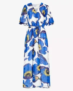 Sukienka maxi w kwiaty Tirreni
