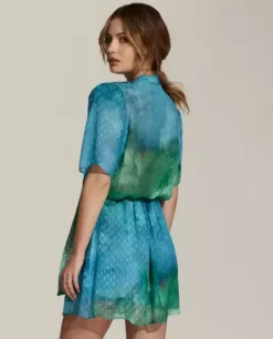 Sukienka mini Mandy Lazur Sea