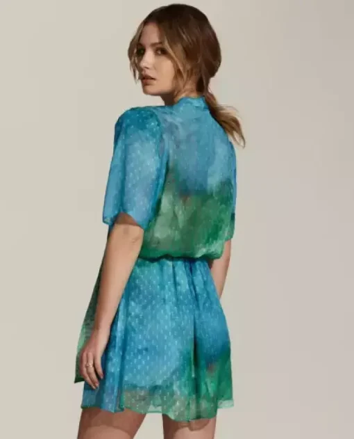 Sukienka mini Mandy Lazur Sea