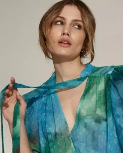 Sukienka mini Mandy Lazur Sea