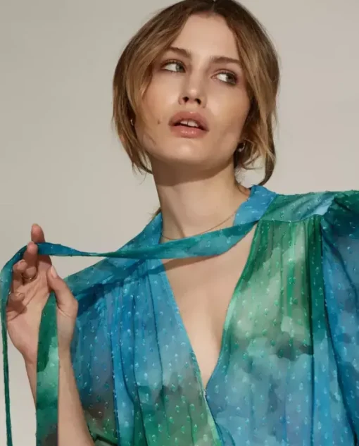 Sukienka mini Mandy Lazur Sea