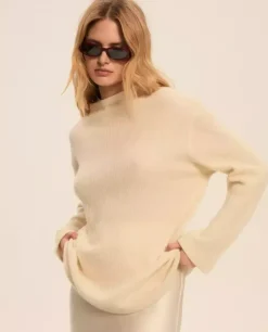 Sweter z kaszmiru Nadin Milky