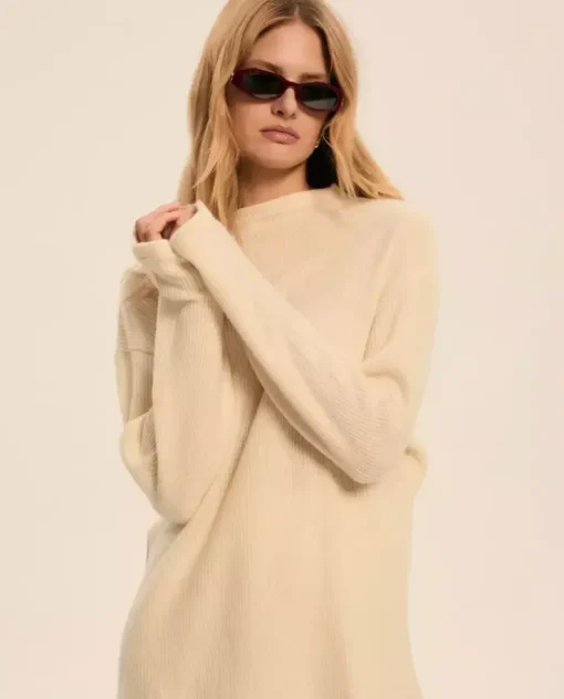 Sweter z kaszmiru Nadin Milky