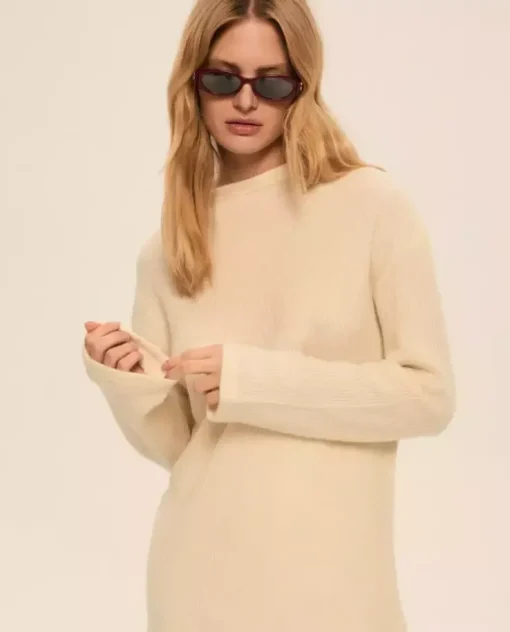 Sweter z kaszmiru Nadin Milky