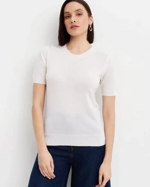 Sweter z krótkim rękawem LINFA25